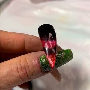 Double Frenchie Custom Press On Nails